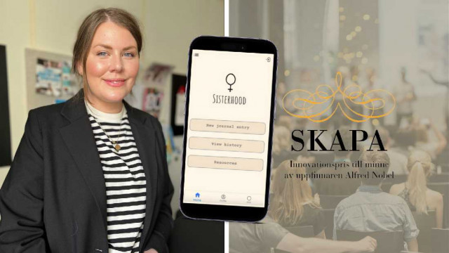 Angelica Smedberg vinnare av årets SKAPA-pris i Gävleborg.